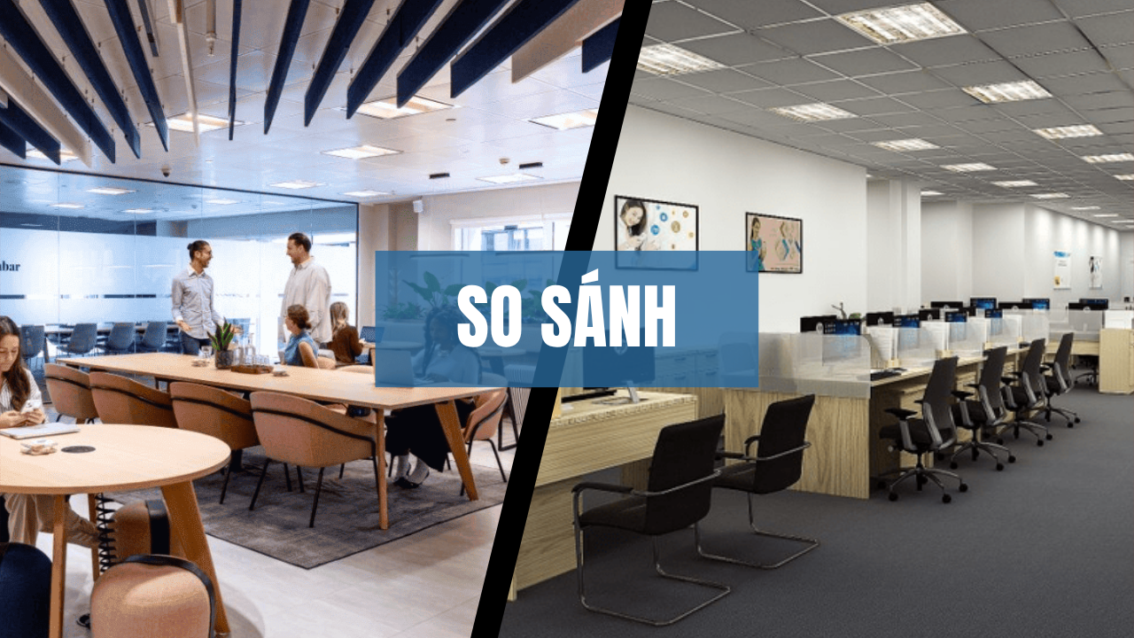 So sánh giá thuê coworking space và văn phòng truyền thống tại Hà Nội